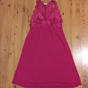 Pretty in pink Fleur’t lacy Nightgown